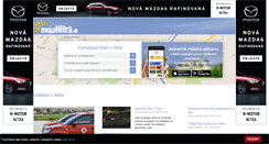 Desktop Screenshot of mojanitra.sk